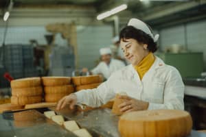 Entrepôt de fromages Migros, Zürich Herden, 1974. ETH Library Zurich, Image Archive / Com_LC1823-004-003
