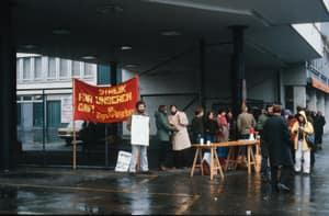 Grève au Tages-Anzeiger, Zurich, 1980. ETH Library Zurich, Image Archive / Com_LC1850-015